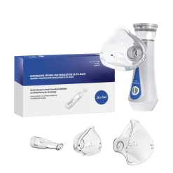 IEA Medical Inhalationsgerät und Kochsalzlösung (20x5ml) Bundle| Best