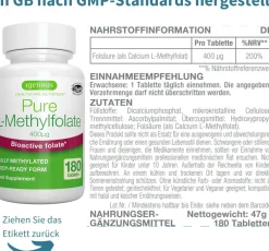 Igennus Reine Folsäure als L-Methylfolat| Discount