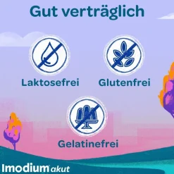 Imodium® akut Duo - und Simeticon bei akutem Durchfall mit Blähungen & Krämpfen|Loperamid Discount