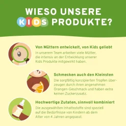 Vitamin D3+K2 Kids Tropfen, Orange | mit Vitamin D und Vitamin K | vegan|InnoNature
