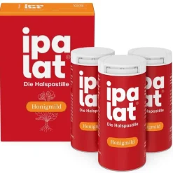 ipalat® Honigmild mentholfrei>ipalat Halspastillen New