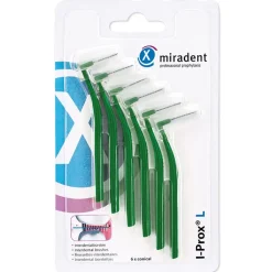 I-Prox® L – Interdentalbürsten 6er, Grün – medium 0,7 mm>Miradent Hot