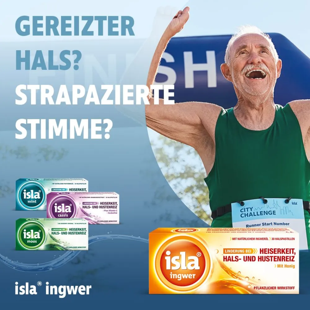 ingwer Halspastillen bei Halskratzen und Reizhusten>isla Hot