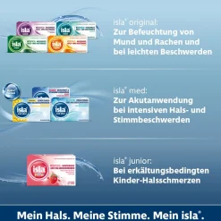 junior Halspastillen bei Kinderhalsschmerzen|isla Discount