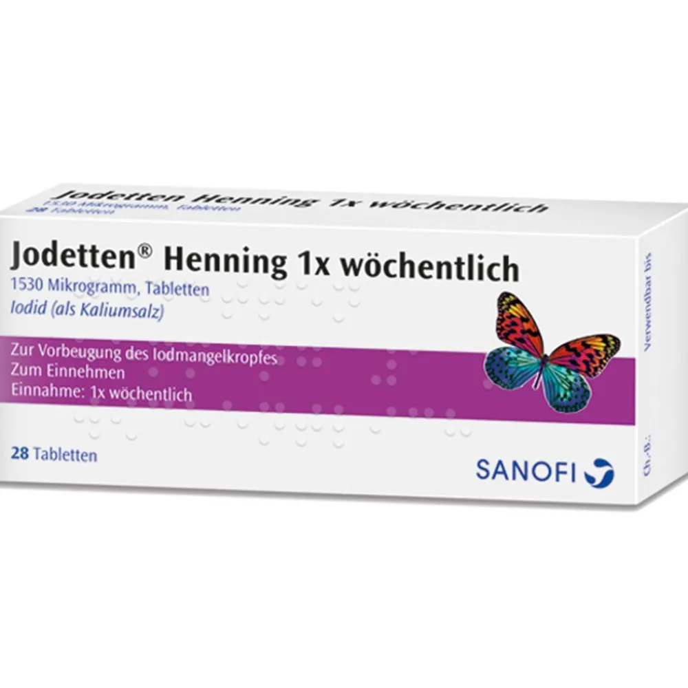 Jodetten Henning 1x wöchentlich Tabletten|