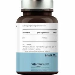 Jod Tabletten von  VitaminFuchs| Discount