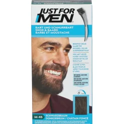 ® Pflege-Brush-In-Color-Gel schwarzbraun|JUST FOR MEN New