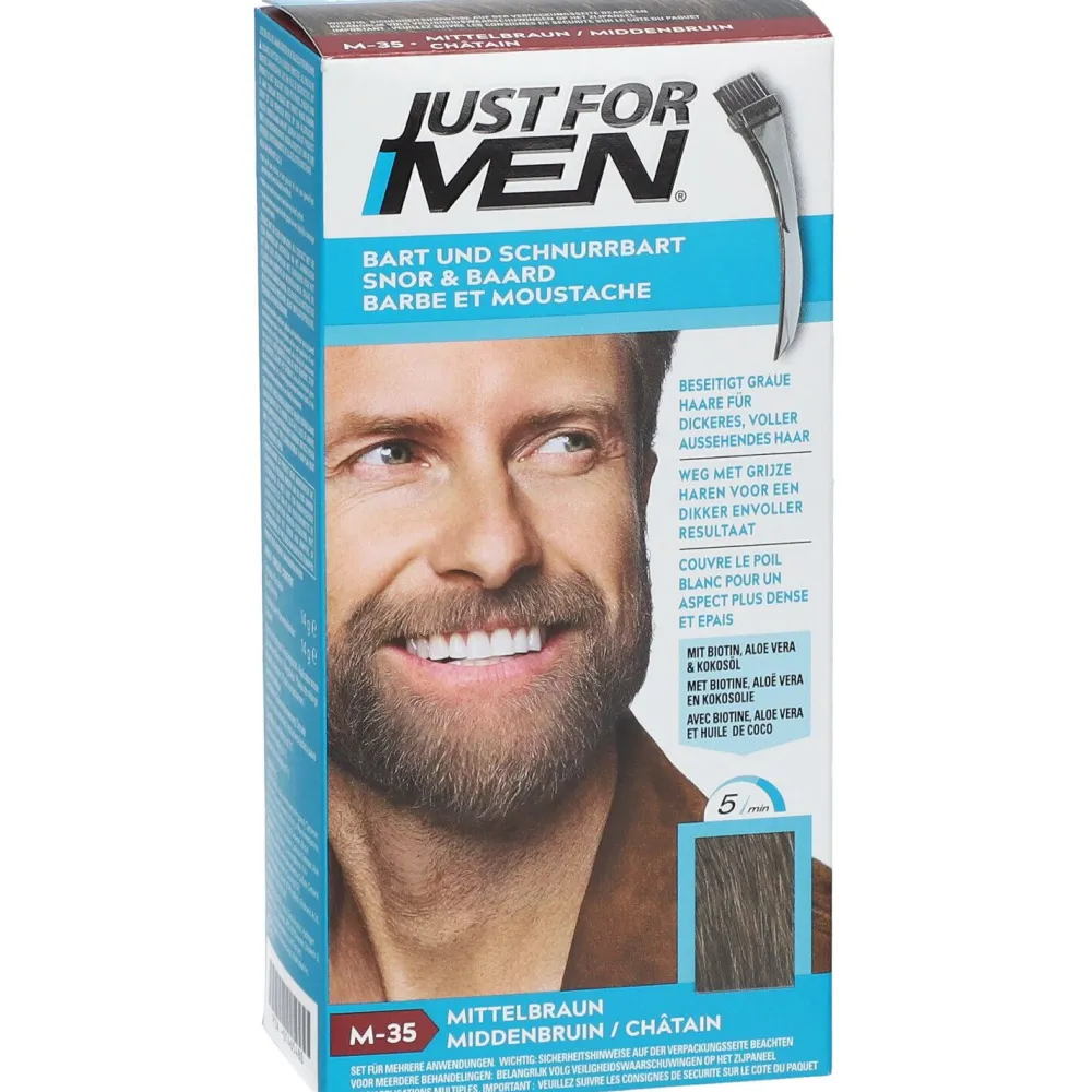 ® Pflege-Brush-In-Color-Gel mittelbraun>JUST FOR MEN Clearance
