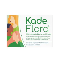 KadeFlora Milchsäurebakerien mit Biotin - zur täglichen Unterstützung der Vaginalschleimhaut><noscript><img width=