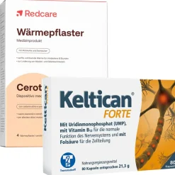 KELTICAN forte Kapseln & WÄRMEPFLASTER RedCare 9,5 x 13cm> Outlet
