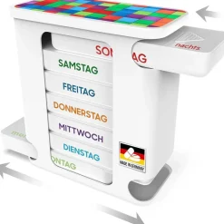 Kerpers® Pillendose 7 Tage mit je 4 Fächer „Basic“ bunt> Best