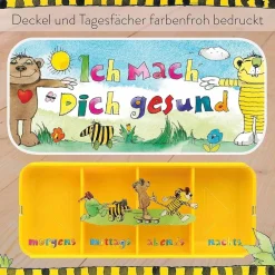 Kerpers® Pillendose 7 Tage mit je 4 Fächer „Basic“ Janosch><noscript><img width=