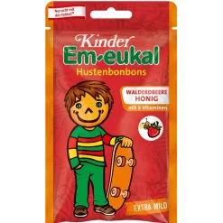 Kinder® Walderdbeere-Hustenbonbons mit Honig und 5 Vitaminen|Em-eukal Discount