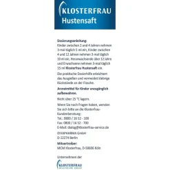Hustensaft|Klosterfrau Clearance