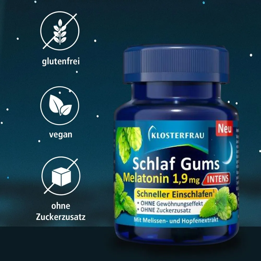 Schlaf Gums Melatonin 1,9 mg Intens>Klosterfrau Online
