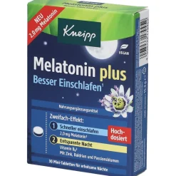 Kneipp Melatonin plus 2,0 mg – für besseres Einschlafen| Hot