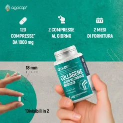 Kollagen Hyaluron Komplex mit Coenzym Q10 – Beauty Formel für Haut, Haare & Nägel – 120 Tabletten| Discount