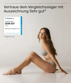 Kollagen Kapseln 4550mg pro Tagesdosis reine Collagen Hydrolisat Peptide von>WEHLE SPORTS