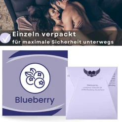 Kondome mit Geschmack Blaubeere -|LOVELYNESS Clearance