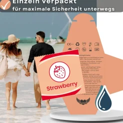 Kondome mit Geschmack Erdbeere -|LOVELYNESS Hot