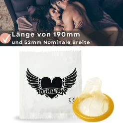 Kondome mit Geschmack Erdbeere, Banane, Pfirsich, Blaubeere -|LOVELYNESS Discount