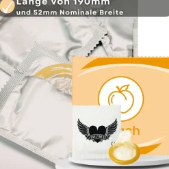 Kondome mit Geschmack Erdbeere, Banane, Pfirsich, Blaubeere -|LOVELYNESS Discount