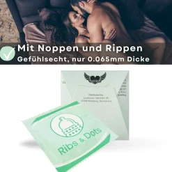 Kondome mit Noppen und Rippen -|LOVELYNESS Sale