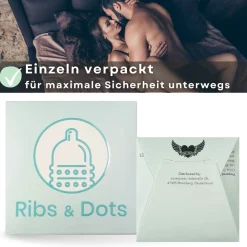 Kondome mit Noppen und Rippen -|LOVELYNESS Sale