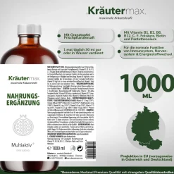 Multiaktiv Saft plus Vitamin B1, B2, B6, B12, C, E><noscript><img width=