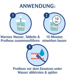 Professionell Anti-Zahnstein Gebissreiniger Tabs|Kukident Clearance