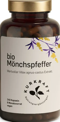 © Bio Mönchspfeffer – 10 mg Vitex-agnus-castus-Extrakt – 240 Kapseln – 8 Monate>KURKRAFT Discount