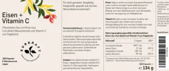 © Eisen + Vitamin C – Curryblatt & Hagebutte – 14 mg Eisen – 180 Kapseln – vegan><noscript><img width=