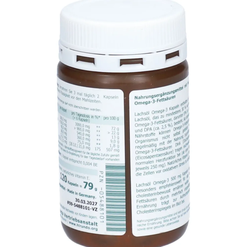 Lachsöl Omega-3 500 mg Kapseln| Sale