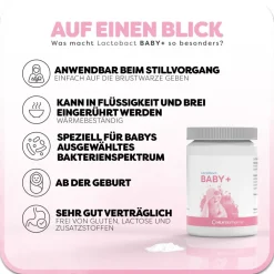 Lactobact BABY + - Darmaufbau ab dem Tag der Geburt| New