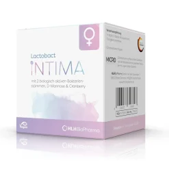 Lactobact INTIMA - Bei Blasenentzündungen und Harnwegsinfekten sowie zur Stärkung der Intimflora. 3-fach stark für die Frau mit Cranberry, D-Mannose und Milchsäurebakterien| Hot