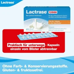 ® 12,000 - Laktase Kapseln bei Laktoseintoleranz|Lactrase Best