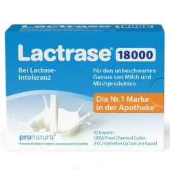 ® 18,000 - Laktase Kapseln bei Laktoseintoleranz, hochdosiert>Lactrase Online