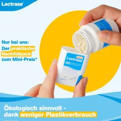 ® 3,300 - Laktase Mini Tabletten bei Laktoseintoleranz, Klickspender|Lactrase New