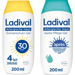 Ladival® Allergische Haut Sonnenschutz-Gel LSF 30  + Ladival® Allergische Haut Après Pflege-Gel> Discount