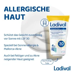 ® Allergische Haut Sonnenschutz-Gel Gesicht LSF 30|Ladival New