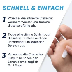 1% Fußpilzcreme | Wirksame Behandlung von Fußpilz | Lindert Symtome | Antimykotische Creme|Lamisil Sale