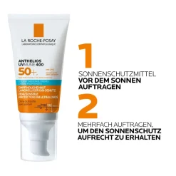Anthelios Hydratisierende Creme UVMune 400 LSF 50+: Sonnencreme für das Gesicht bei trockener, empfindlicher Haut und Sonnenallergie|La Roche Posay Online