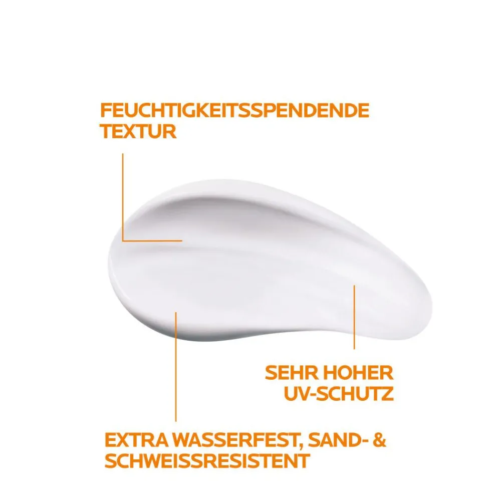 Anthelios Hydratisierende Milch LSF 50+: Sonnenmilch in der Tube mit Pappe mit hohem Breitbandschutz für empfindliche und trockene Haut>La Roche Posay Online