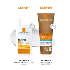 Anthelios Hydratisierende Milch LSF 50+: Sonnenmilch in der Tube mit Pappe mit hohem Breitbandschutz für empfindliche und trockene Haut><noscript><img width=