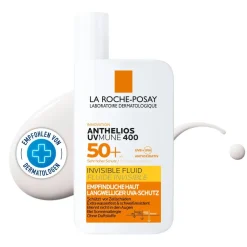 Anthelios Invisible Fluid UVMune 400 LSF 50+: Sonnencreme für das Gesicht für zu Sonnenallergie neigende und empfindliche Haut>La Roche Posay Outlet