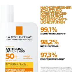 Anthelios Invisible Fluid UVMune 400 LSF 50+: Sonnencreme für das Gesicht für zu Sonnenallergie neigende und empfindliche Haut>La Roche Posay Outlet