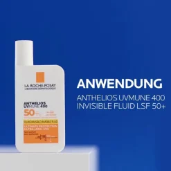 Anthelios Invisible Fluid UVMune 400 LSF 50+: Sonnencreme für das Gesicht für zu Sonnenallergie neigende und empfindliche Haut><noscript><img data-lazyloaded=