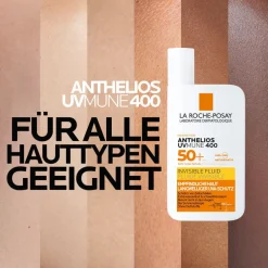 Anthelios Invisible Fluid UVMune 400 LSF 50+: Sonnencreme für das Gesicht für zu Sonnenallergie neigende und empfindliche Haut><noscript><img data-lazyloaded=