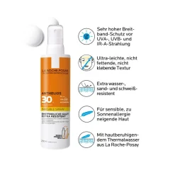 Anthelios Invisible Spray LSF 30 Sonnenspray Sonnenschutz  bei zu Sonnenallergie neigende Haut>La Roche Posay New