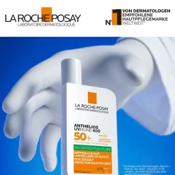 Anthelios UVMUNE 400 Oil Control Fluid Sonnenschutz für empfindliche Haut mit sehr hohem UV-Schutz LSF 50+. Für ölige Haut geeignet.><noscript><img data-lazyloaded=
